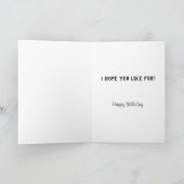 Carte d'anniversaire Snarky Kitty (Intérieur)