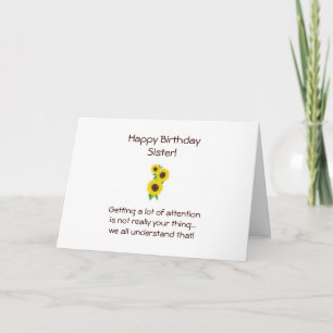 Carte d'anniversaire soeur