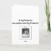 Carte d'anniversaire "Soeurs" - Noir&Blanc (Dos)