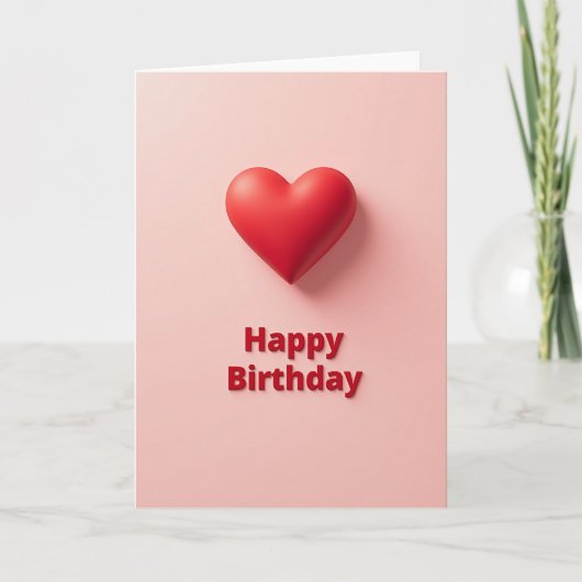 Carte d'anniversaire Soft Glow (Devant)