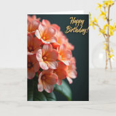 Carte d'anniversaire Soft Petal (Fleur jaune)