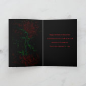 Carte d'anniversaire sombre joyeux (Intérieur)