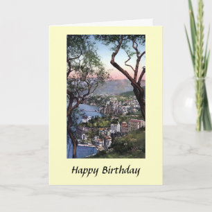 Carte d'anniversaire - Sorrento, Italie