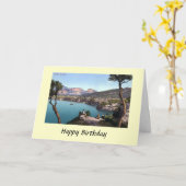 Carte d'anniversaire - Sorrento, Italie (Fleur jaune)