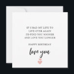 Carte d'anniversaire Soulmate et Best Friend<br><div class="desc">Célébrez votre lien extraordinaire avec notre Carte d'Anniversaire Eternal Connection et Meilleur Ami. Ce design intemporel et élégant crée des moments chéris,  servant de gardien pour express votre amour sur la journée spéciale de votre âme-soeur et de votre meilleur ami.</div>