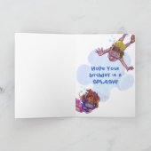 Carte d'anniversaire sous la mer (Intérieur)