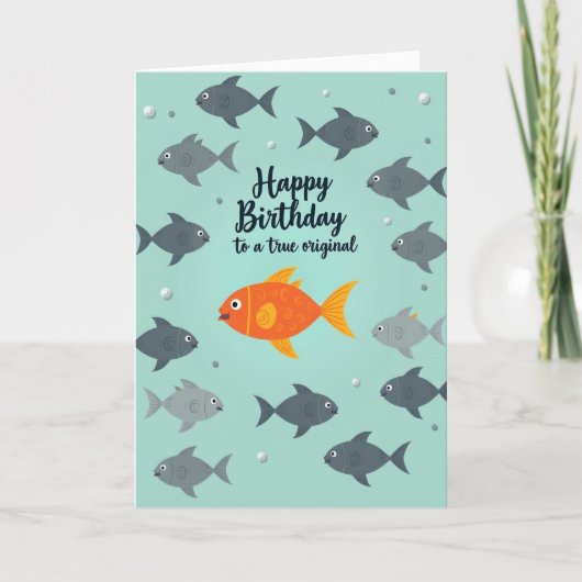 Carte d'anniversaire sous-marine (Devant)