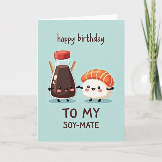 Carte d'anniversaire Soy Sweet (Devant)