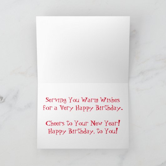 Carte d'anniversaire "Spaghetti Time" (Intérieur)