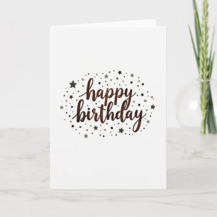 Carte d'anniversaire Sparkle Art