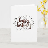 Carte d'anniversaire Sparkle Art (Fleur jaune)