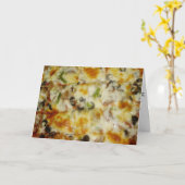 Carte d'anniversaire "Special with Black Olives Pi (Fleur jaune)