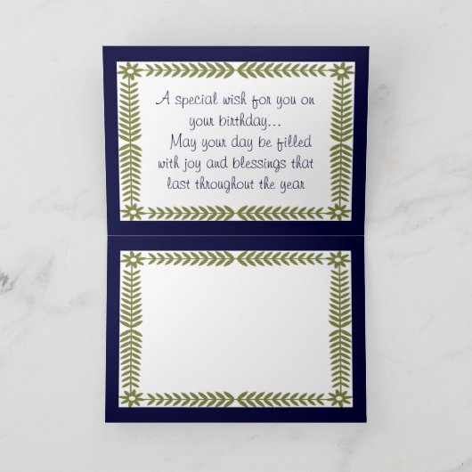 Carte d'anniversaire spéciale (Intérieur)
