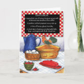 Carte d'anniversaire spéciale de petit déjeuner (Devant)