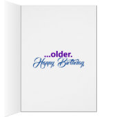 Carte d'anniversaire spéciale drôle, très colorée (Intérieur (Droit))