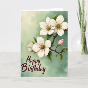 Carte d'anniversaire spéciale nature