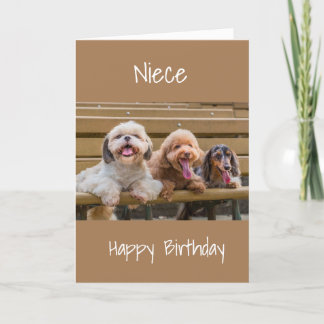 CARTE D'ANNIVERSAIRE SPÉCIALE *NIECE*