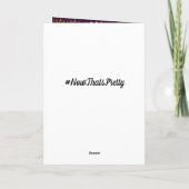 Carte d'anniversaire spéciale personnalisée (Dos)