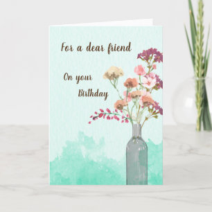 Carte d'anniversaire spéciale pour ami