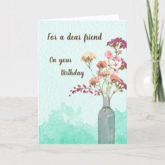 Carte d'anniversaire spéciale pour ami