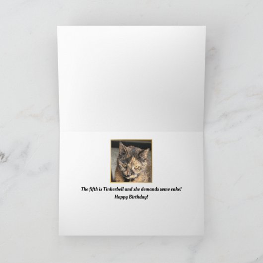 Carte d'anniversaire spéciale Tinkerbell (Intérieur)