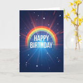 Carte d'anniversaire Spectre (Fleur jaune)