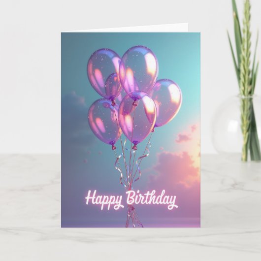 Carte d'anniversaire Sphère de rêve (Devant)