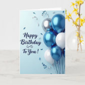 Carte d'anniversaire Sphère Sérénité (Fleur jaune)