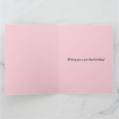 Carte d'anniversaire | Sphynx Chat Lady avec Gâtea (Intérieur)