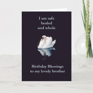 Carte d'anniversaire spirituelle frère, ou AJOUTER