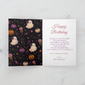 Carte d'anniversaire Spooktacular 5 ans (Intérieur)