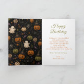 Carte d'anniversaire Spooktacular 5 ans (Intérieur)