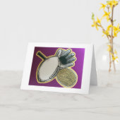 CARTE D'ANNIVERSAIRE SPORTIVE POUR LE PETIT GARÇON (Fleur jaune)