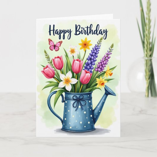 Carte d'anniversaire Spring Bloom (Devant)