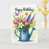 Carte d'anniversaire Spring Bloom (Fleur jaune)