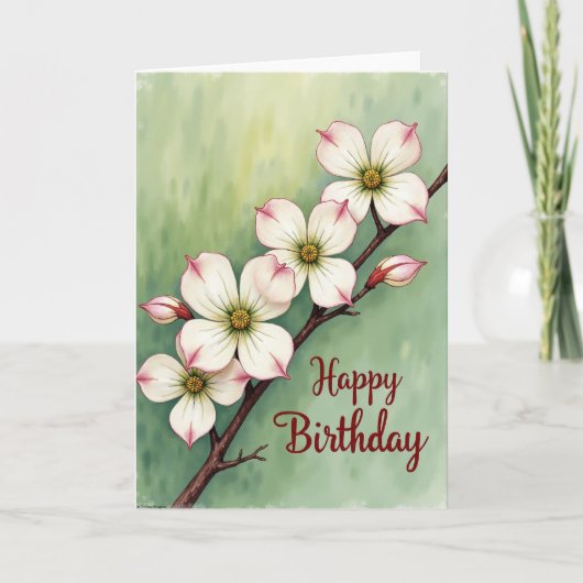 Carte d'anniversaire Spring Branch (Devant)