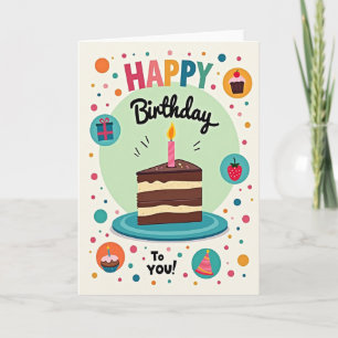 Carte d'anniversaire Sprinkles