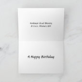 Carte d'anniversaire - St Louis, Missouri (Intérieur)