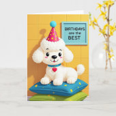 Carte d'anniversaire Star Hat (Fleur jaune)