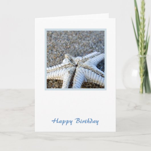 Carte d'anniversaire Starfish (Devant)