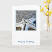 Carte d'anniversaire Starfish (Fleur jaune)