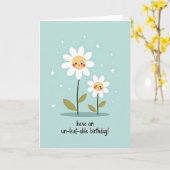 Carte d'anniversaire Starry Bloom (Fleur jaune)