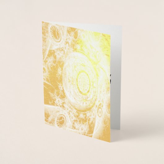 Carte d'anniversaire Steampunk Time Foil (Devant)