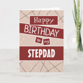 Carte d'anniversaire Stepdad (Devant)