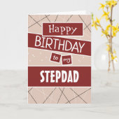 Carte d'anniversaire Stepdad (Fleur jaune)