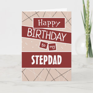 Carte d'anniversaire Stepdad