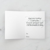 Carte d'anniversaire Streamer's & Confetti (Intérieur)