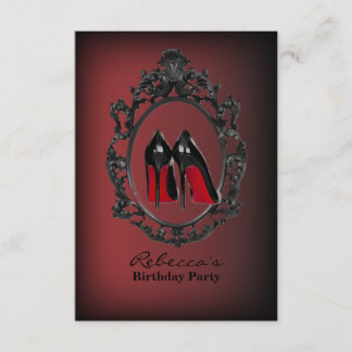 carte d'anniversaire stylet girly parisienne à la