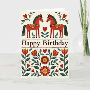Carte d'anniversaire stylisée en soleil éclaté