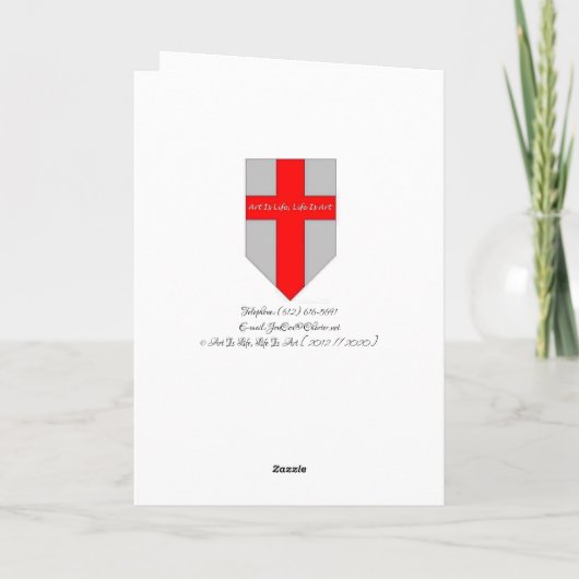 Carte d'anniversaire "Sun Over French Lake" (Dos)